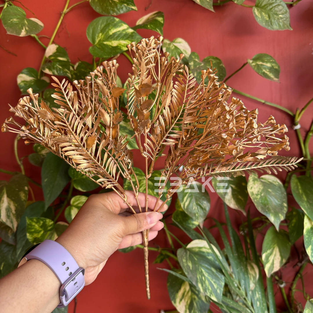 Golden Filler & Leaves Bunch A1349