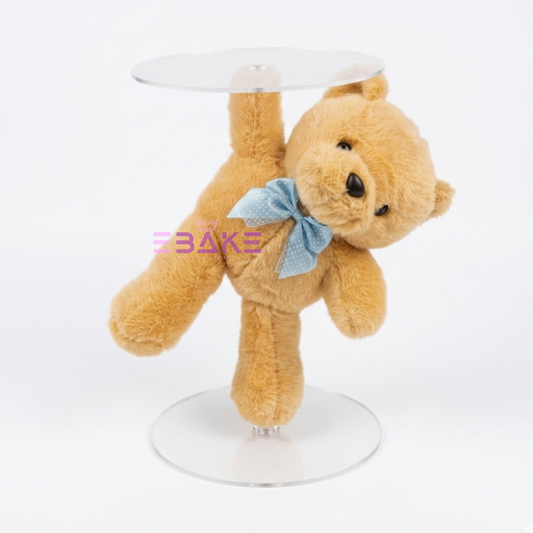 Brown Teddy Bear Cake Spacer / Cake Stand / Anti Gravity Cake Stand