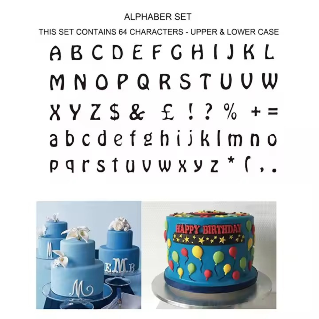 Alphabets Fondant Cutter