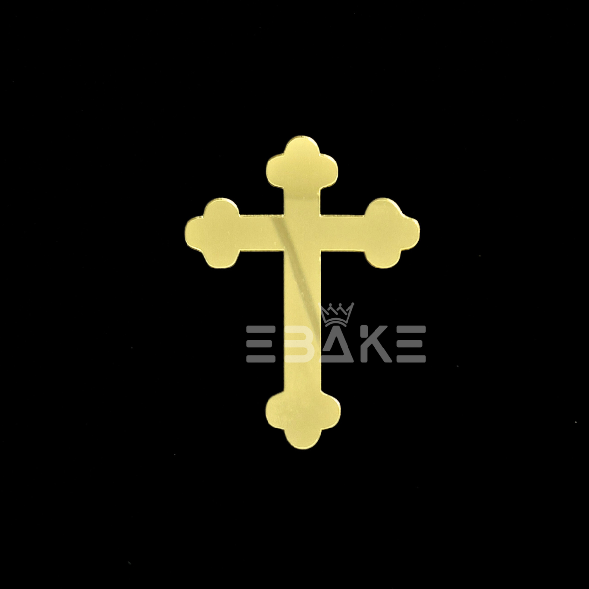 Cross Cake Topper for Baptism, First Holy Communion 3" (10 Pieces Set)