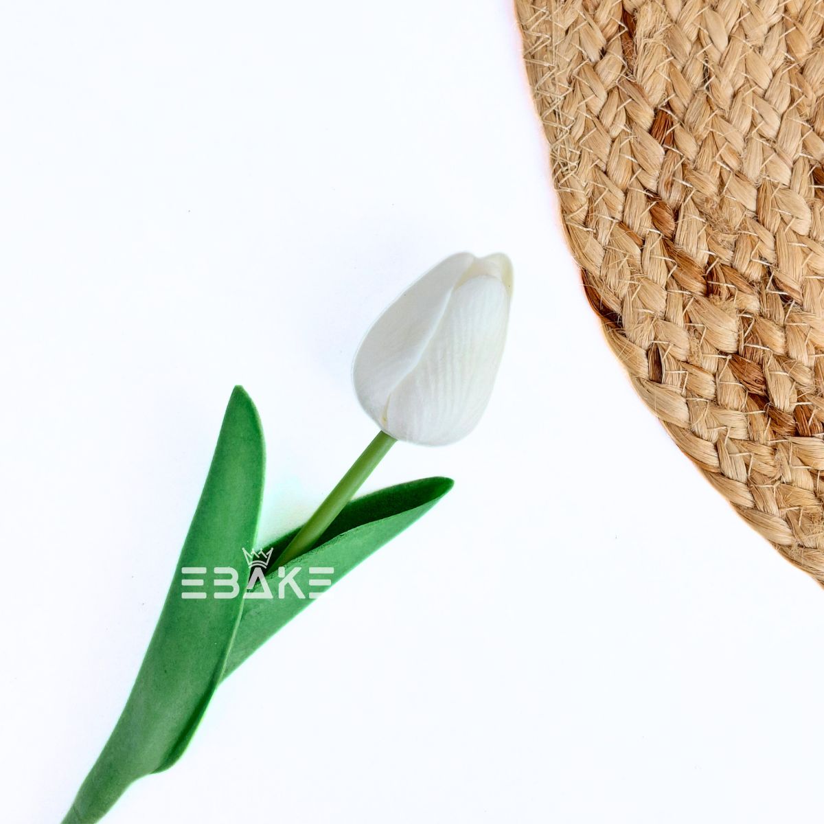 A1924 Off-White Tulips Bunch (10 Tulips)