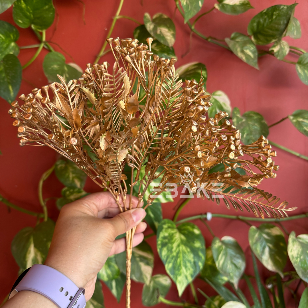 Golden Filler & Leaves Bunch A1349