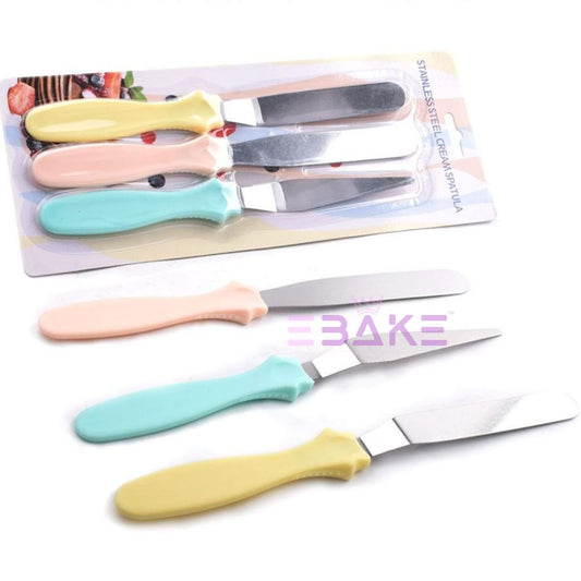 Palette Knife Set - Offset, Straight & Angled Icing Spatula Stainless Steel