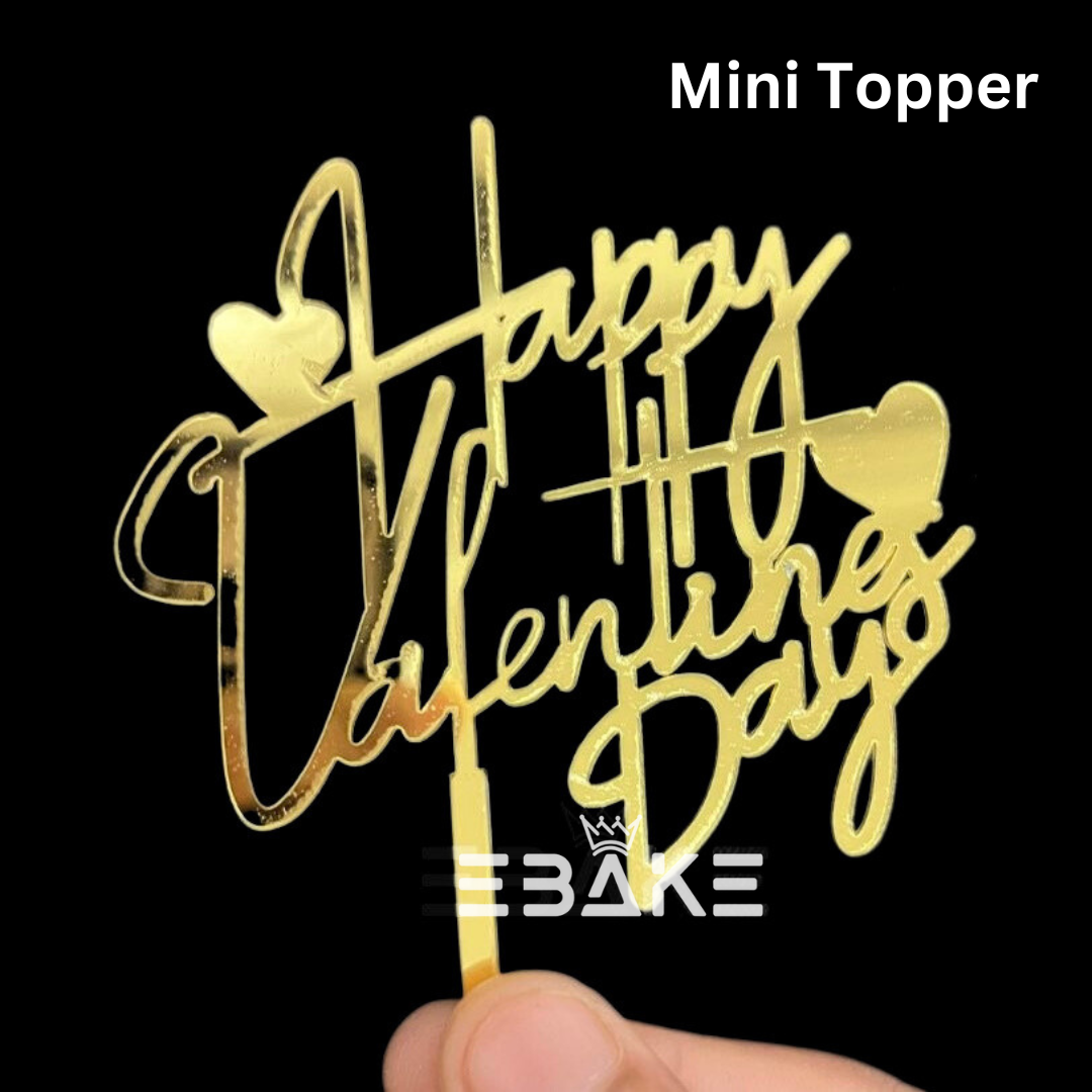 Happy Valentine's Day Mini Topper