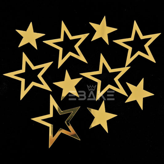Acrylic Stars Set Of 10 Pieces