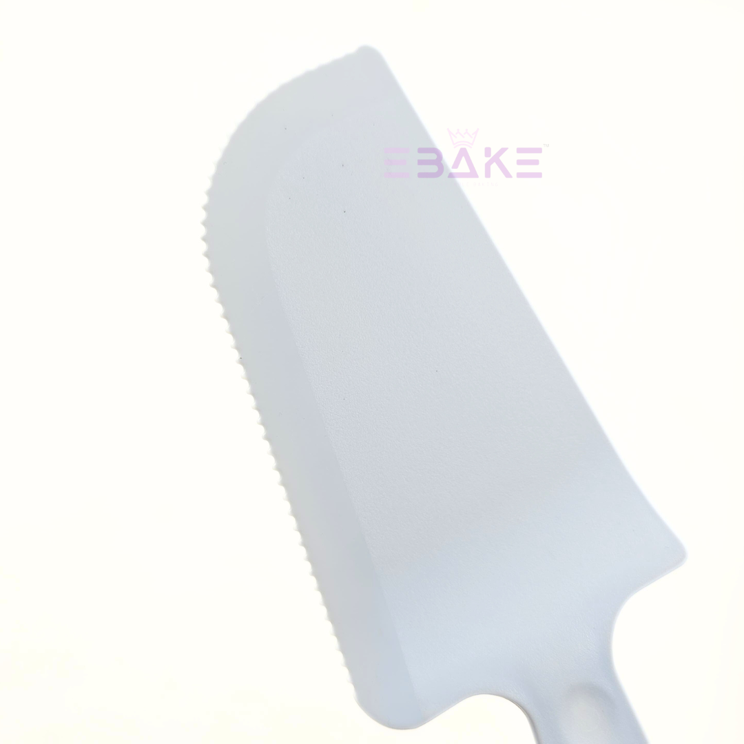 Pastel Blue Cake Knife - Cut & Serve (Cutter/Slicer/Server - Single Piece)