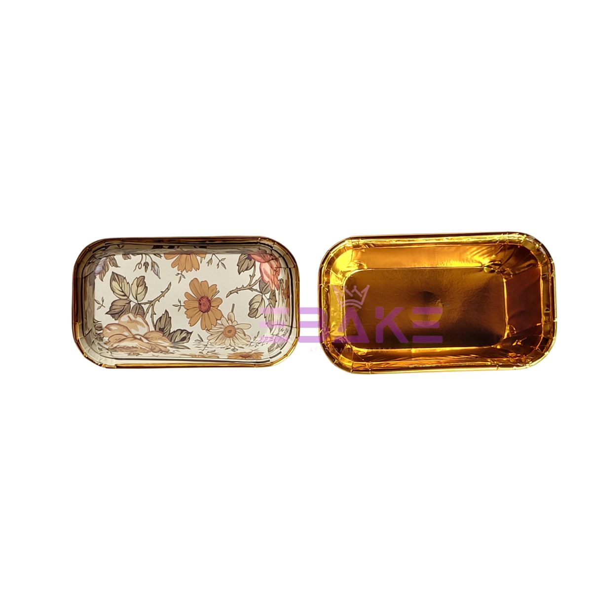 Printed Bake and Serve Mini Loaf Cake Mould (Set of 50 Pieces)