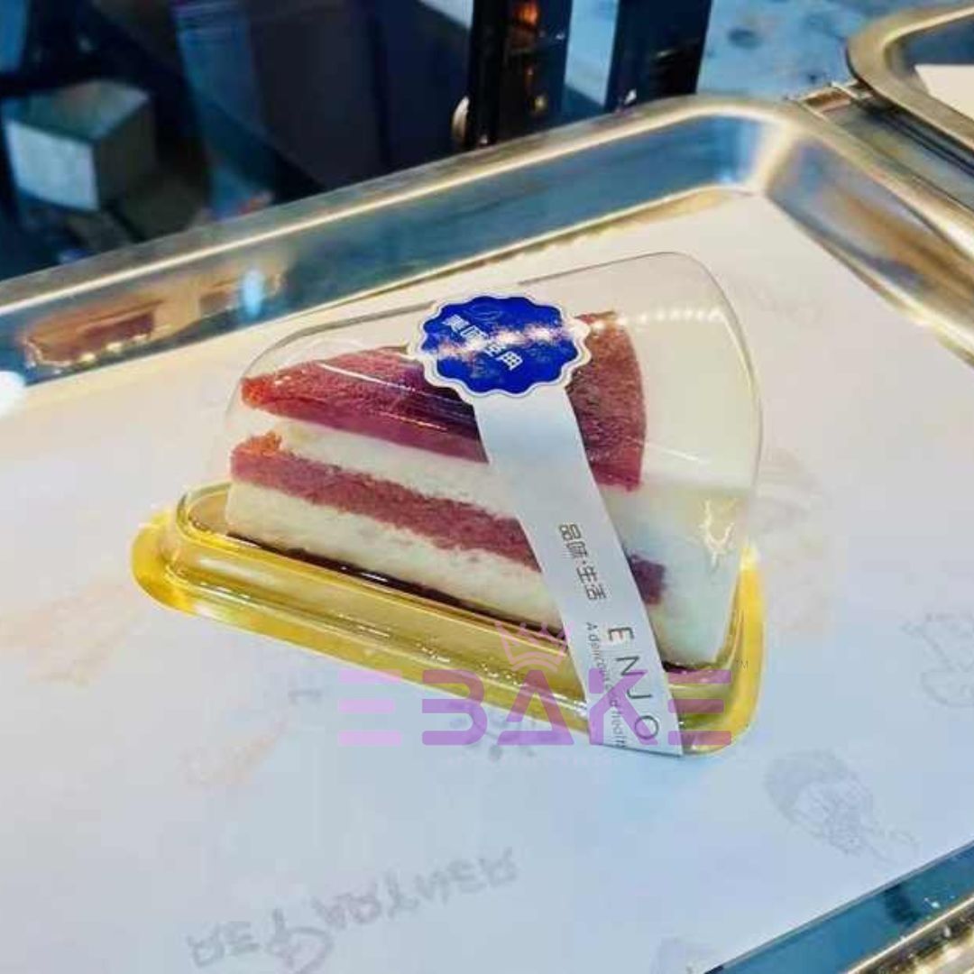 Triangle Cake Box/Pastry Box With Transparent Lid