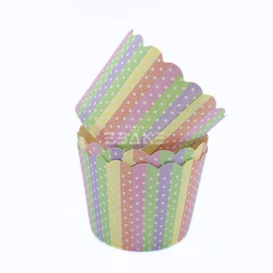 Paper Muffin Cup (Multicolor) - Set Of 50 Pieces