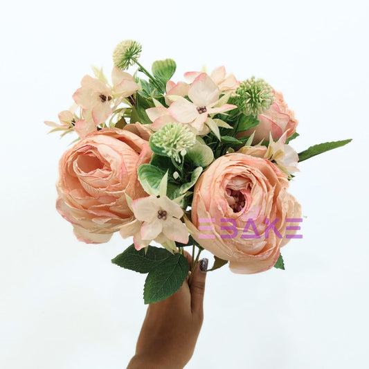 A1758 Premium Dried Jumbo Rose Bunch (3 Roses With Fillers)