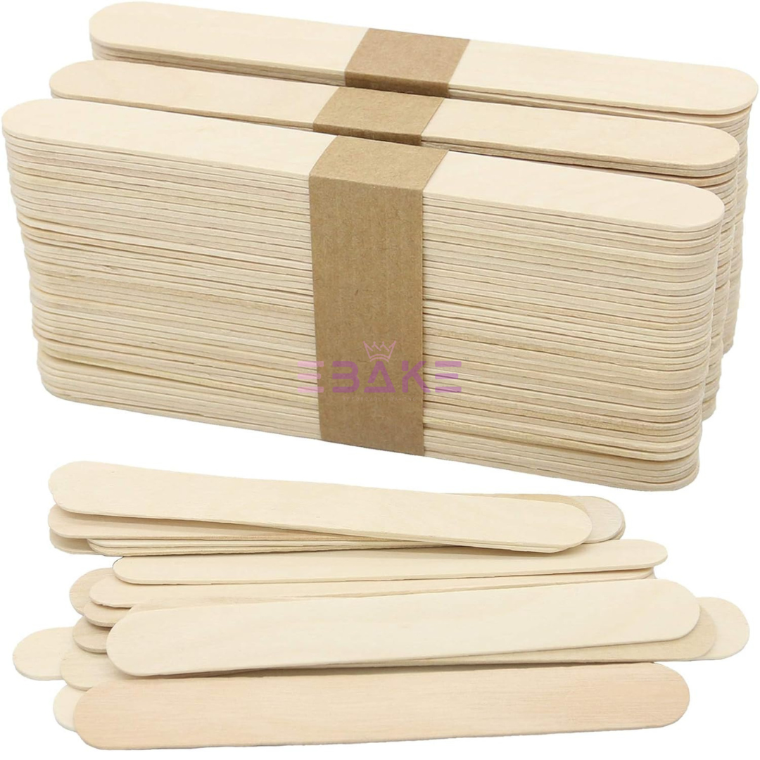 50 pcs Wooden Ice Cream/Popsicle /Cakesicle Sticks 3.5 Inch