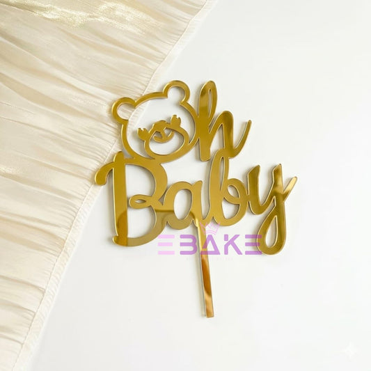 Oh Baby Cake Topper New