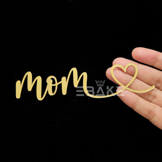 Mom Cutout 5 Inch (Golden)