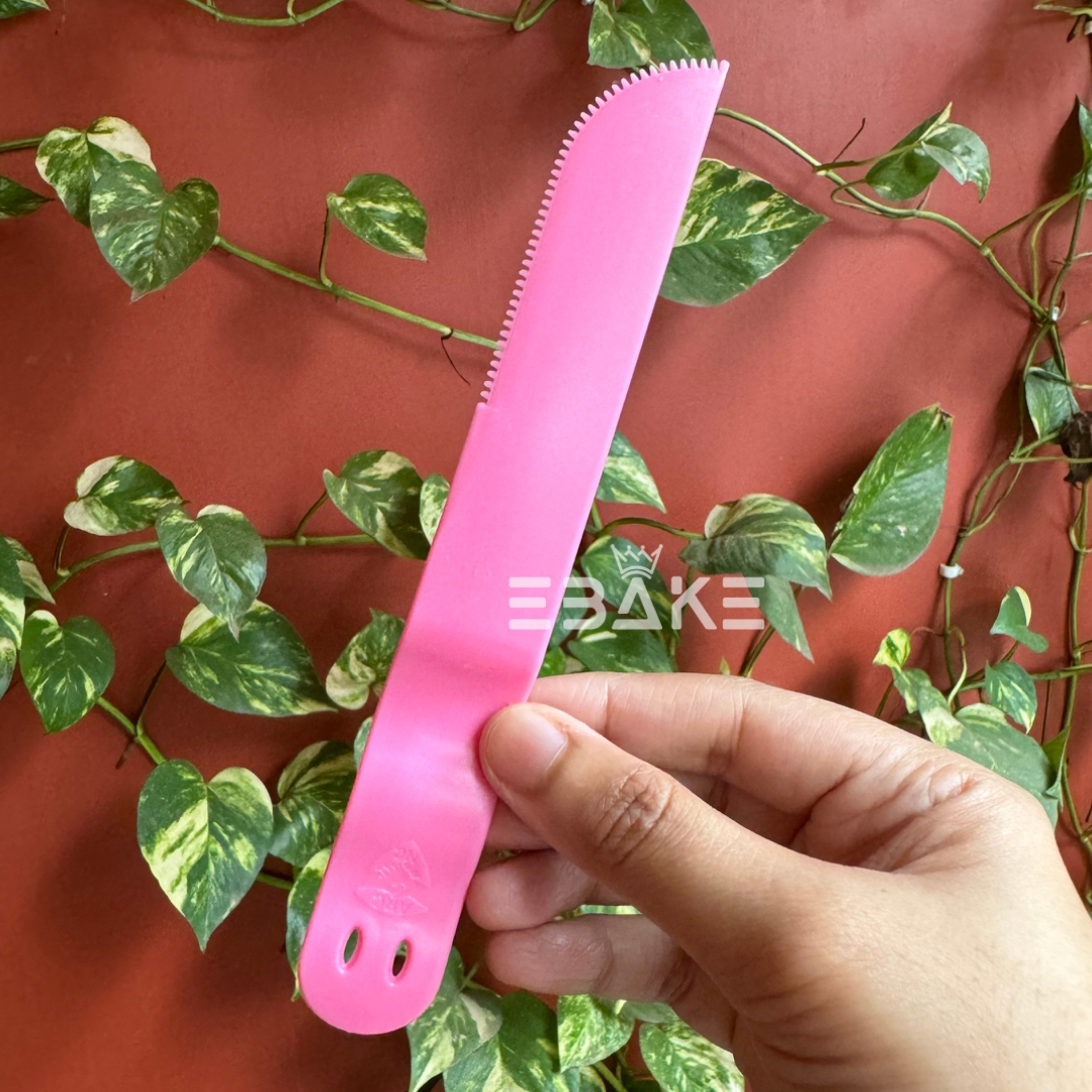 Plastic Knife Pink / Thick Fondant Knife (Set of 10)