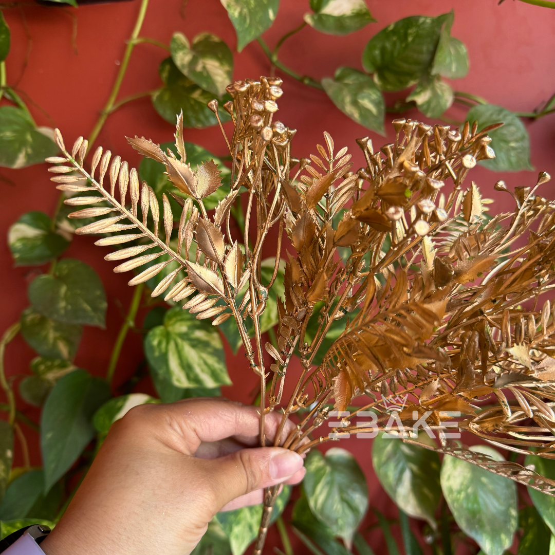 Golden Filler & Leaves Bunch A1349