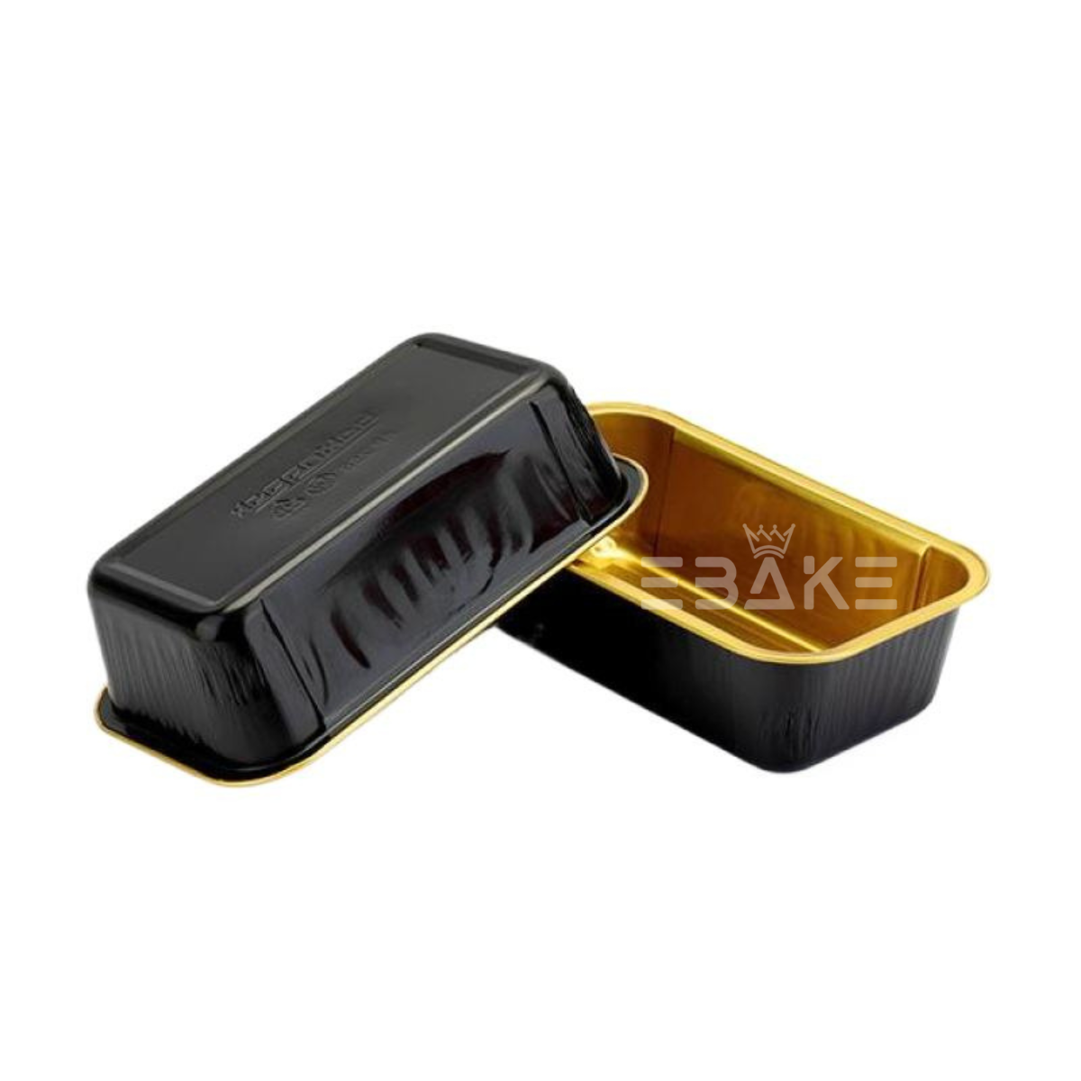 Black Aluminium Foil Mini Loaf Pans With Lids