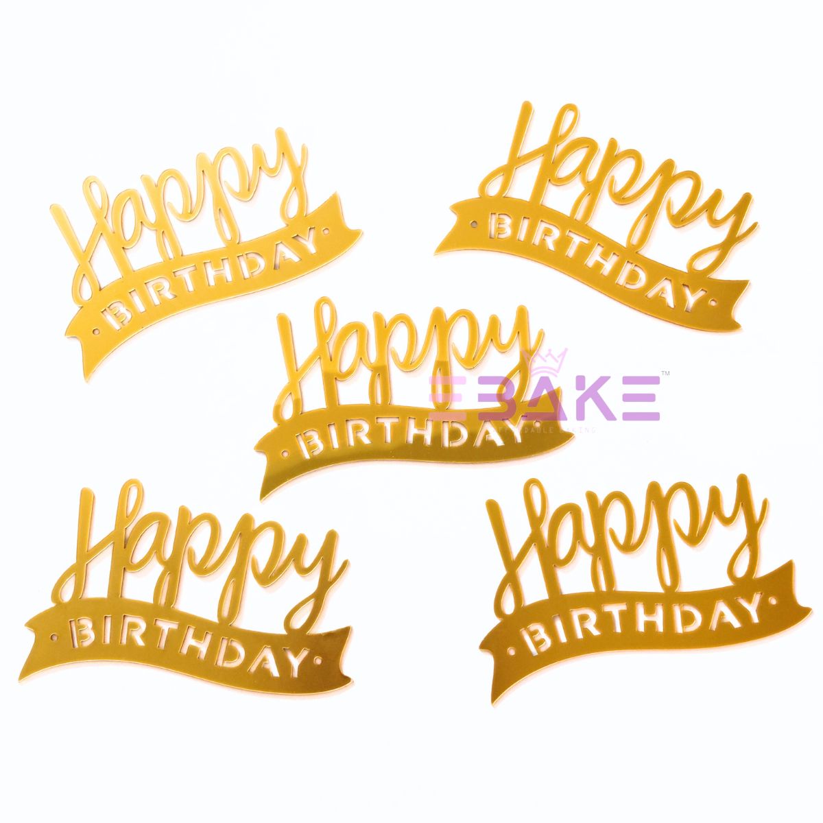 Happy Birthday Cutout (Set of 10)