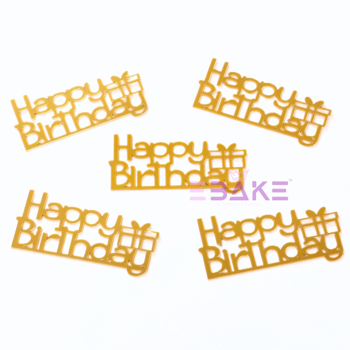 Happy Birthday Cutout (Set of 10)