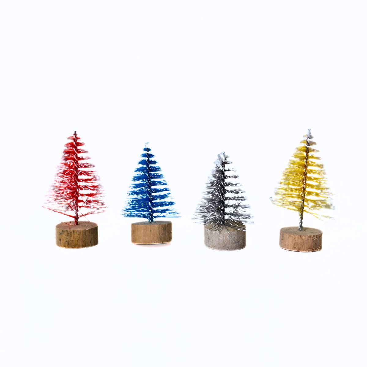 Multi Color Christmas Trees 9292 (Set of 4)