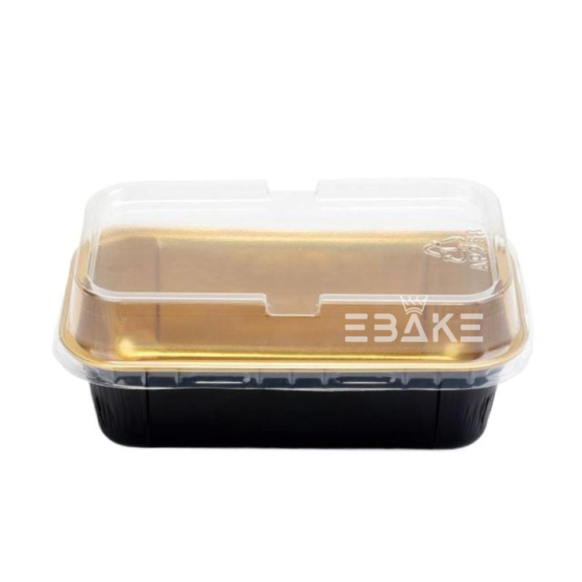 Black Aluminium Foil Mini Loaf Pans With Lids