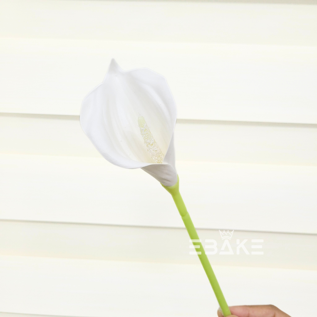 Artificial Calla Lily A857 White (Single Piece)
