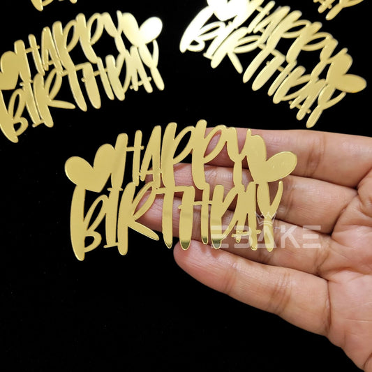 Mini Happy Birthday Cutout (Set Of 6)