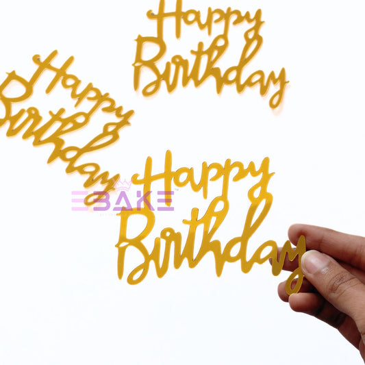 Happy Birthday Cutout (Set of 10)