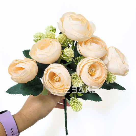 A1681 Peony Bunch With Fillers (Dairy Cream)