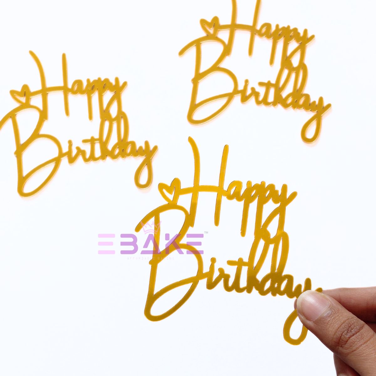 Happy Birthday Cutout (Set of 10)