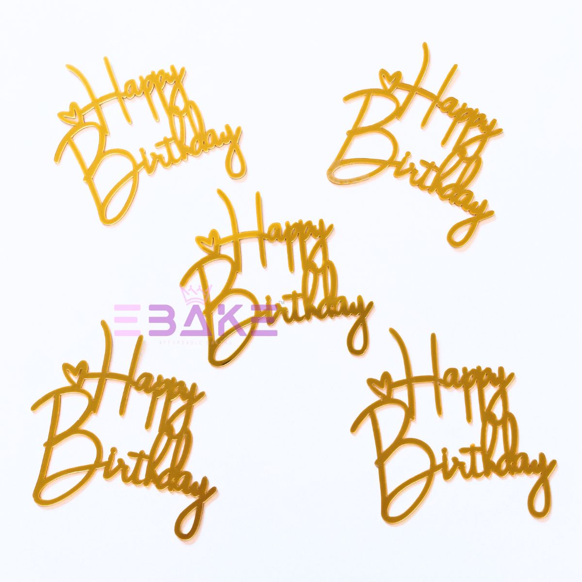 Happy Birthday Cutout (Set of 10)