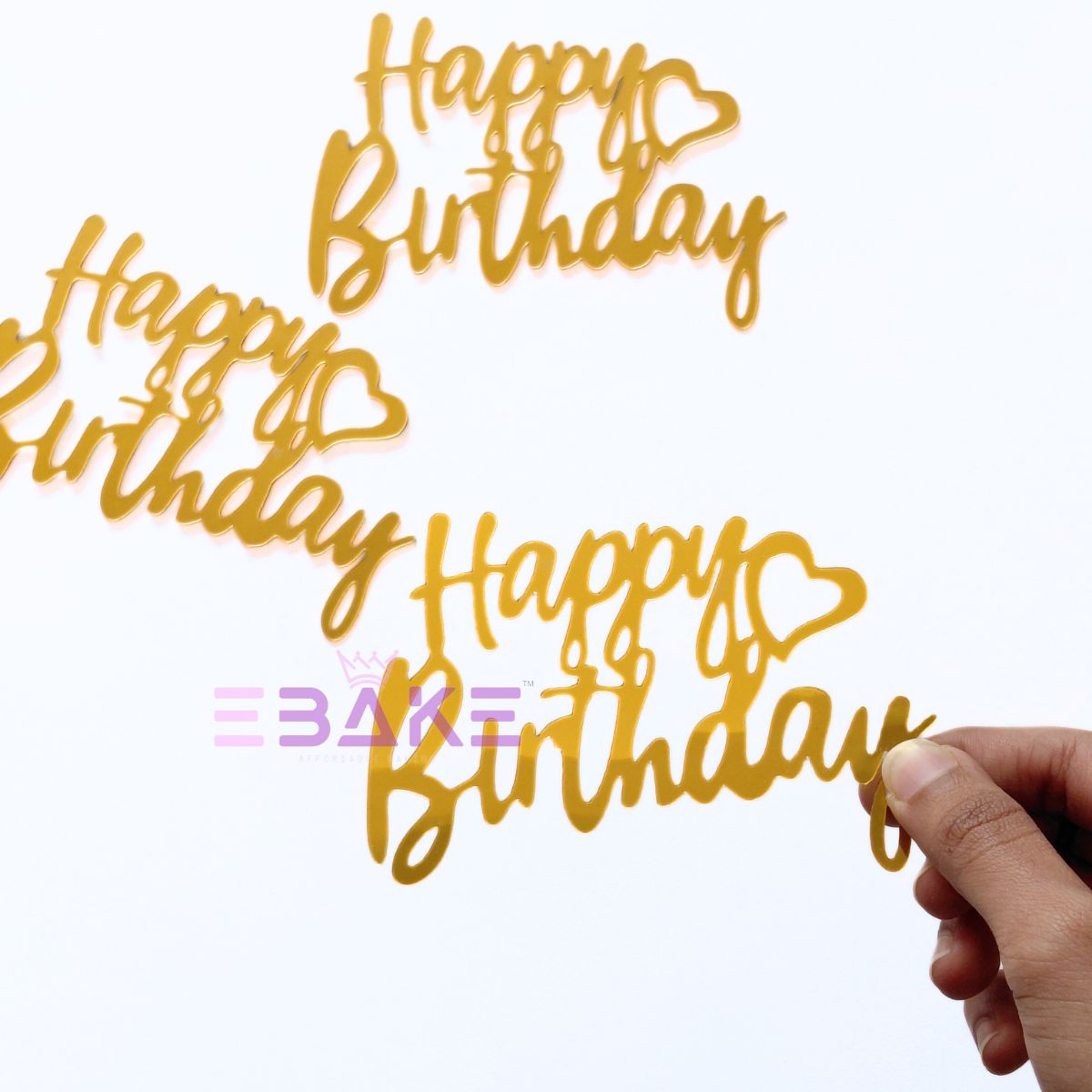 Happy Birthday Cutout (Set of 10)