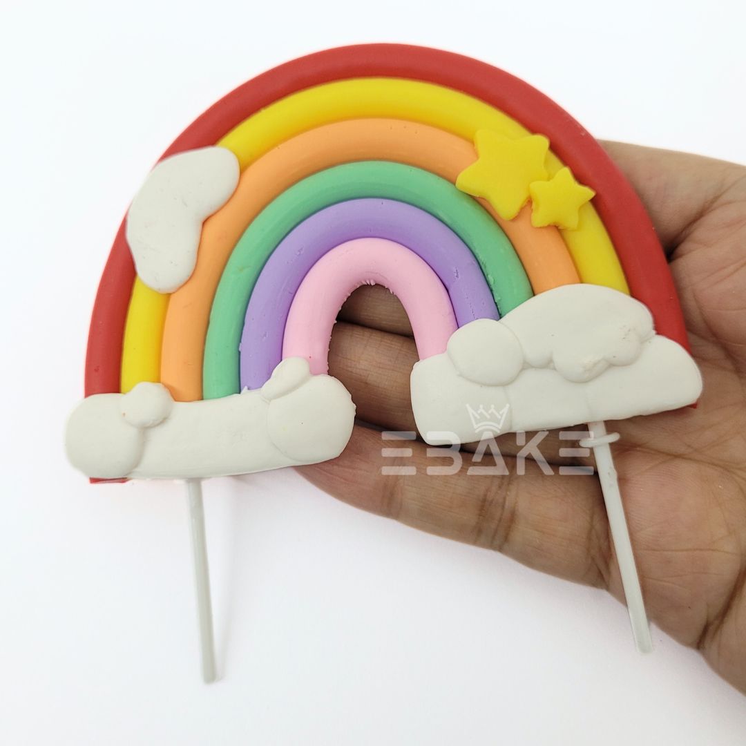 Rainbow Cake Topper