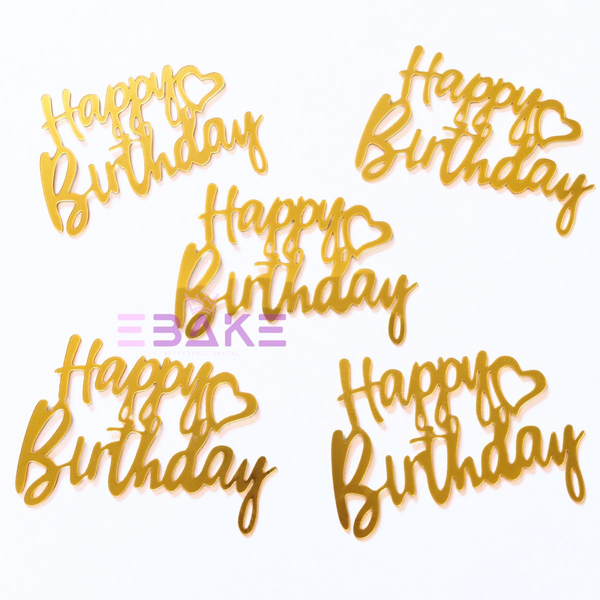 Happy Birthday Cutout (Set of 10)
