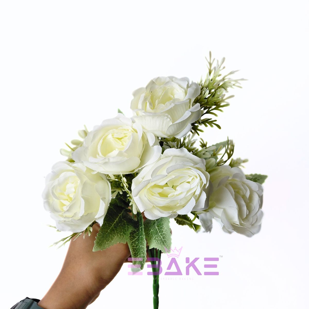 A1783 Peony Bunch With Fillers (Off White)