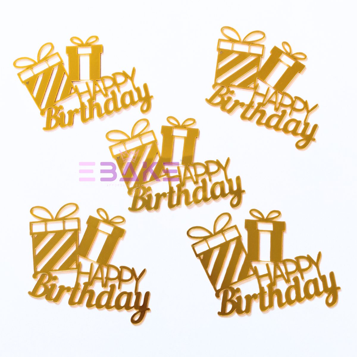 Happy Birthday Cutout (Set of 10)