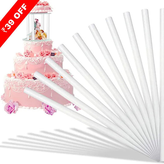 Cake Dowels (8 Pieces) Plastic Cake Support Rod