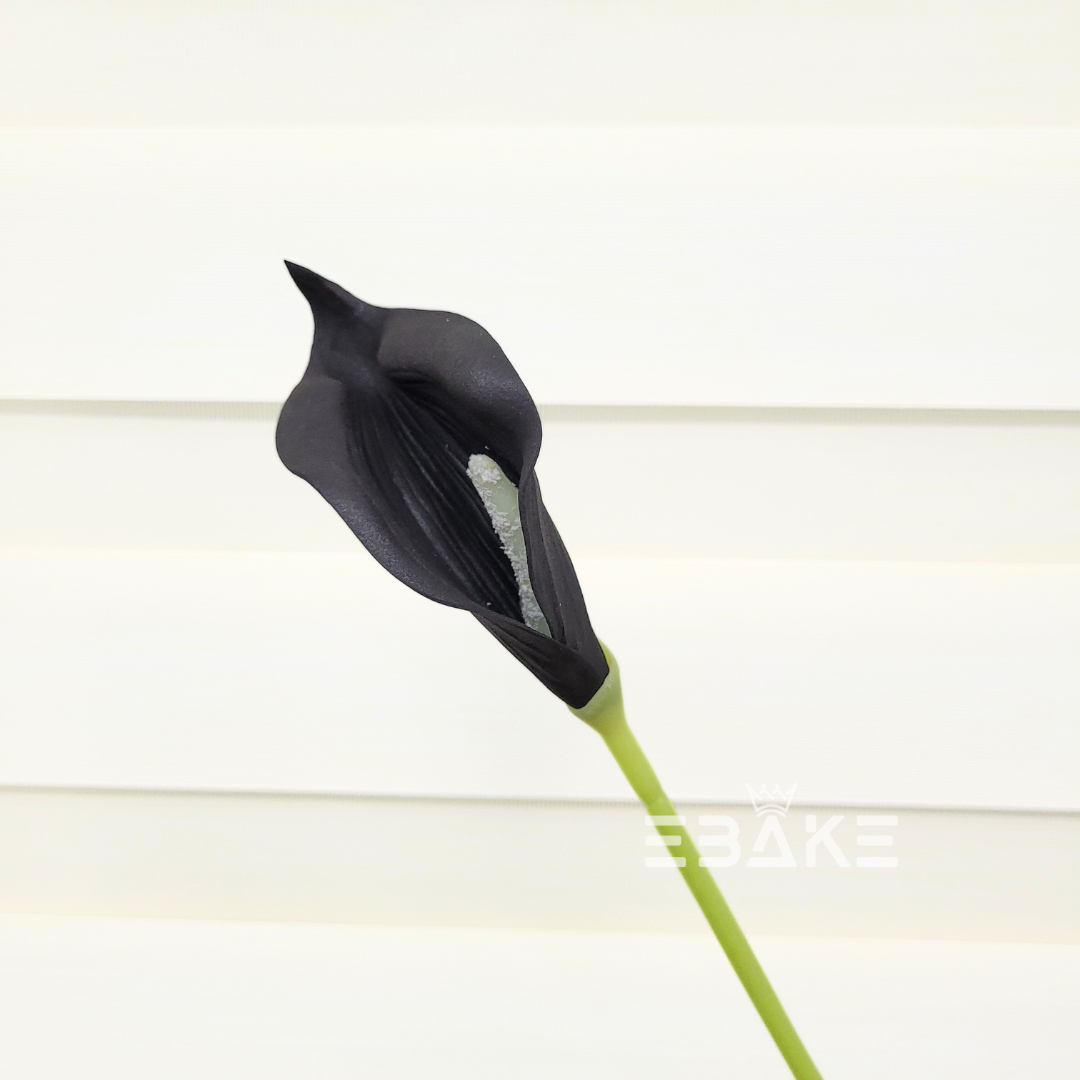 Artificial Calla Lily A859 Black (Single Piece)
