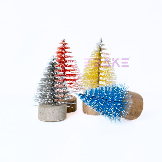 Multi Color Christmas Trees 9292 (Set of 4)