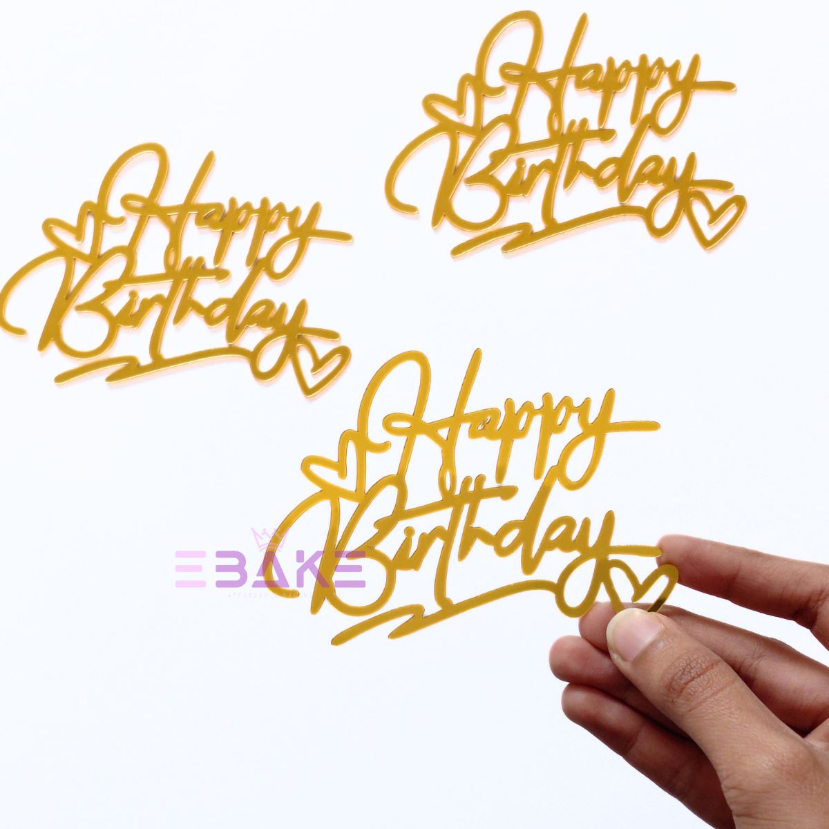 Happy Birthday Cutout (Set of 10)