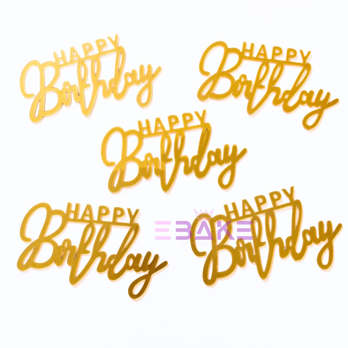 Happy Birthday Cutout (Set of 10)