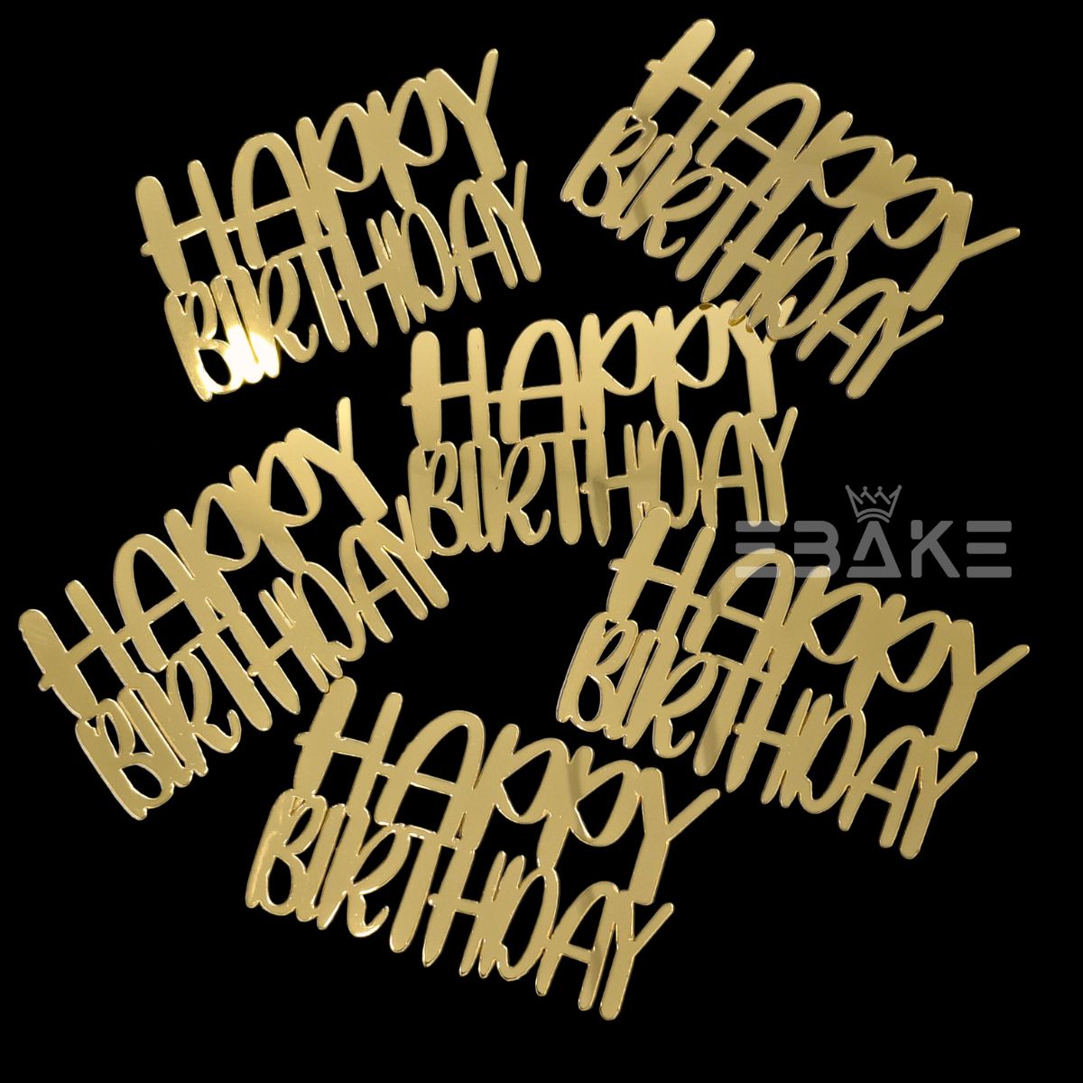 Mini Happy Birthday Cutout (Set Of 6)