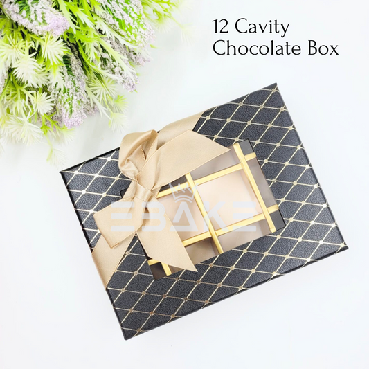 12 Cavity Imported Chocolate Box (Single Piece) - A439