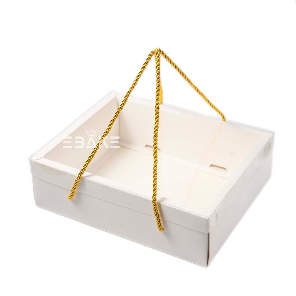 Hamper Box With Transparent Lid (Set of 2)10*8*3