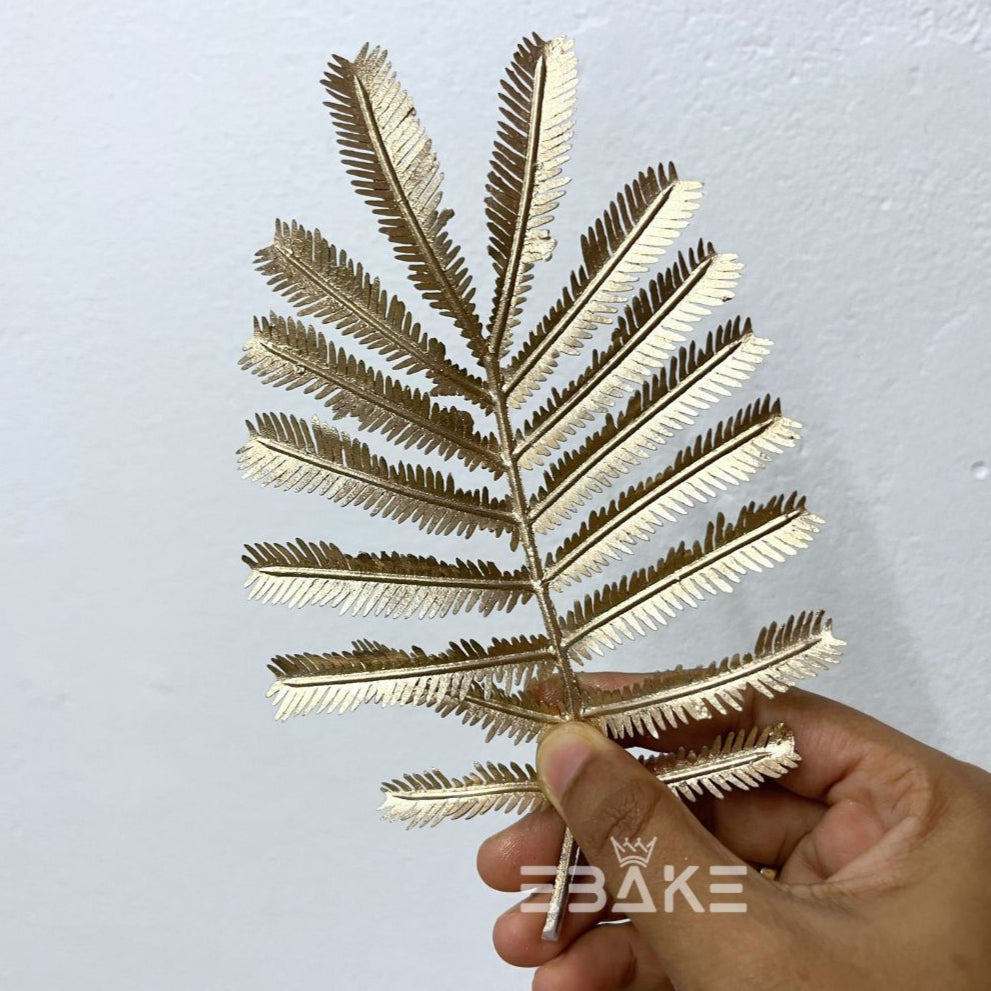 Artificial Fern Leaf Light Gold