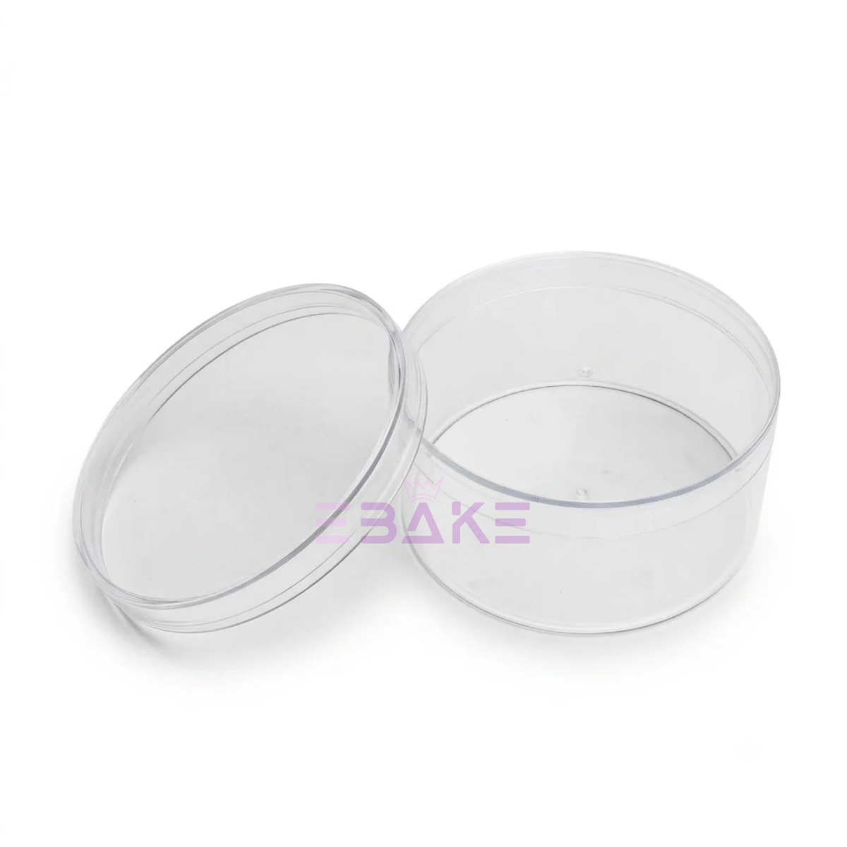 500ml Round Acrylic Dessert Box / Cake Tub With Lid