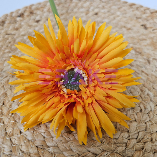 Orange Gerbera Daisy (Single Piece) A881