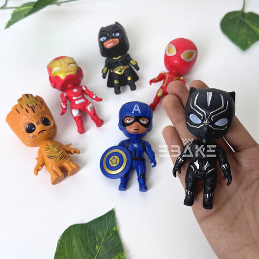 Avengers Action Heroes Figurines - 6 Pieces set