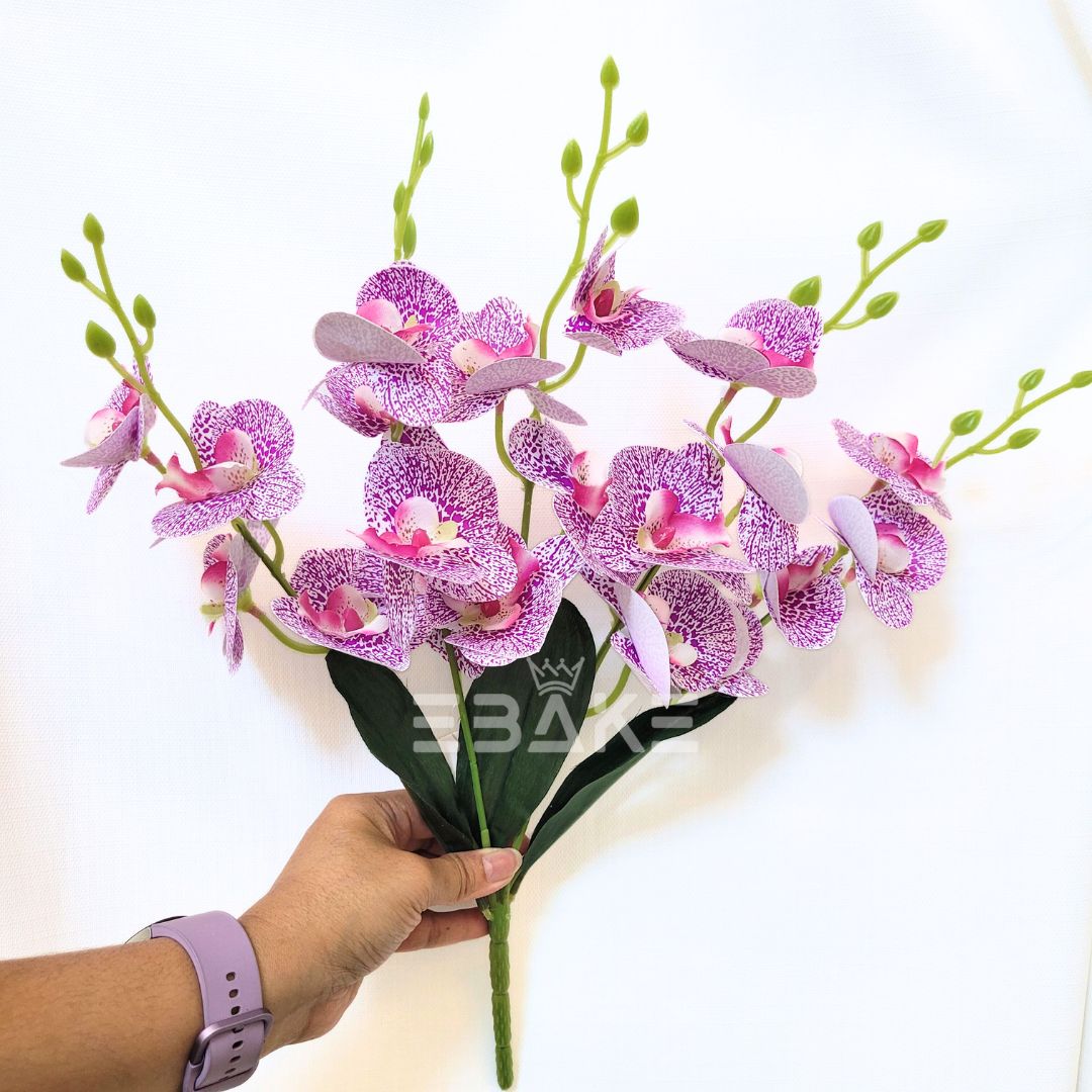 Orchid Bunch A1372 - Purple & White