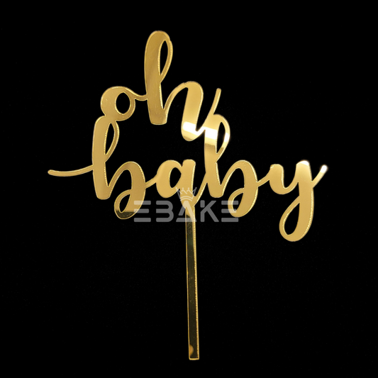 Oh Baby Cake Topper New