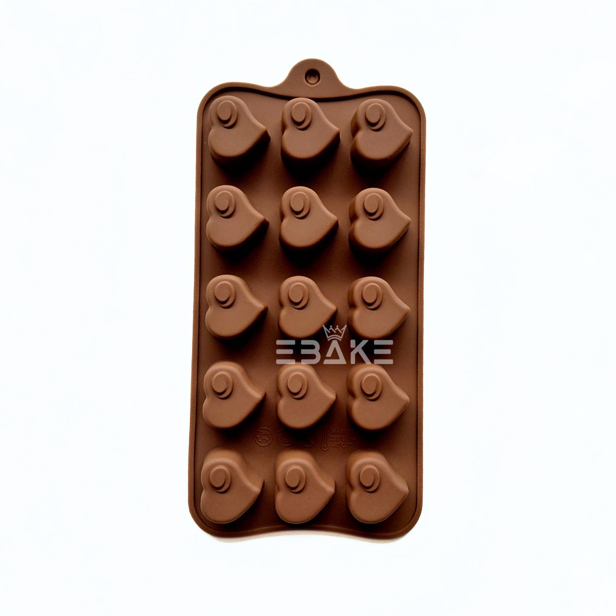 15 Cavity Heart Chocolate Silicone Mould